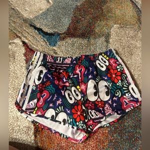 Adidas fun printed shorts, worn once